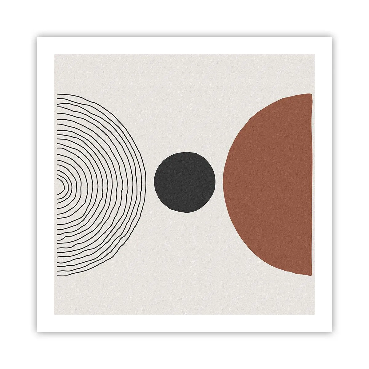 Poster - În centrul atenției - 60x60 cm