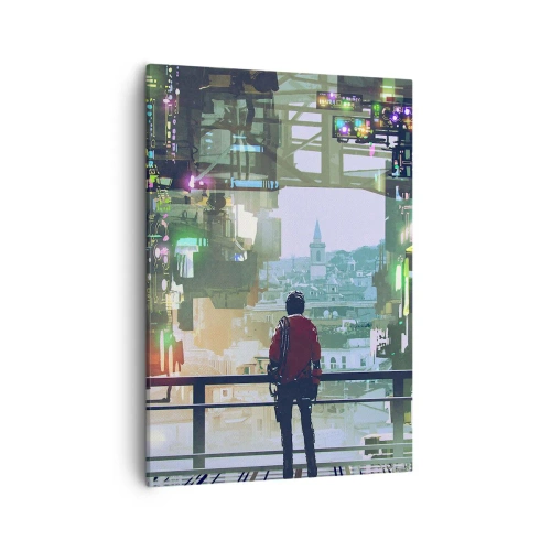 Tablou pe pânză - Două lumi - 50x70 cm