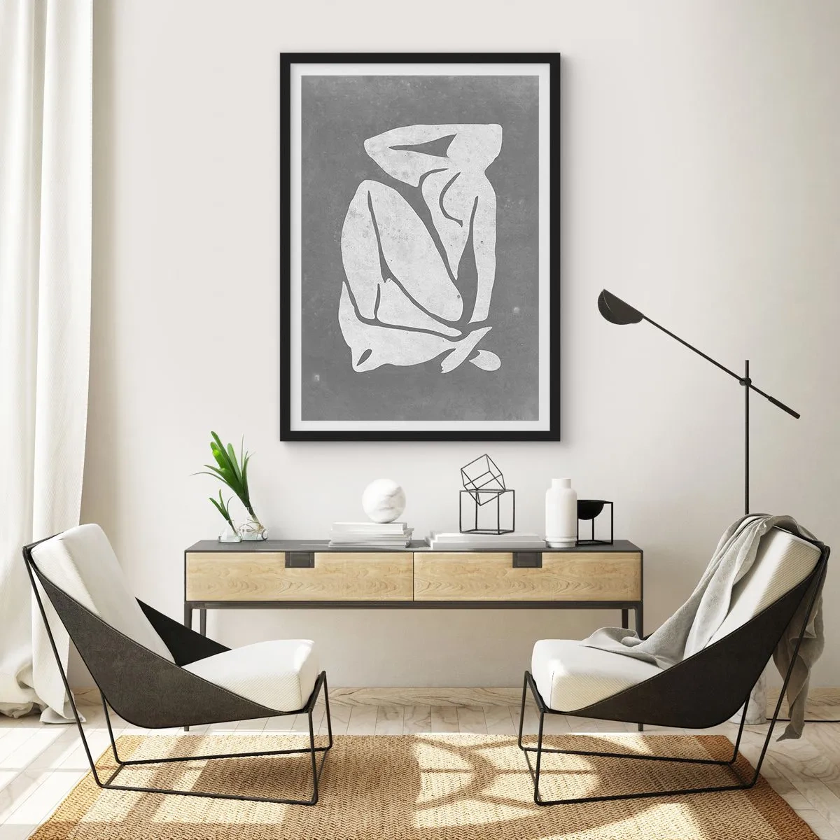 Poster în ramă neagră - În reverie - 61x91 cm