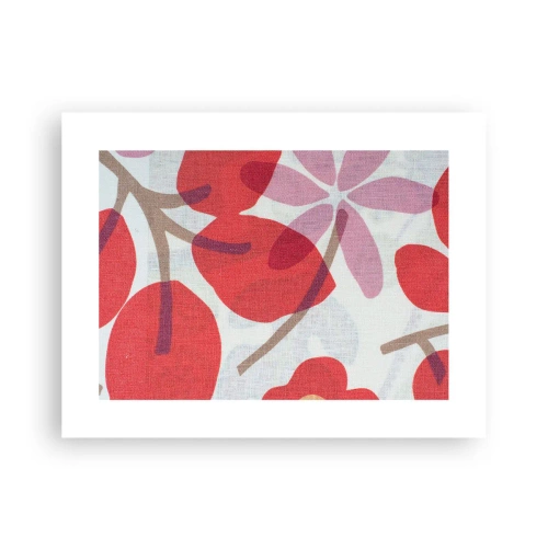 Poster - Aranjament floral în roz - 40x30 cm