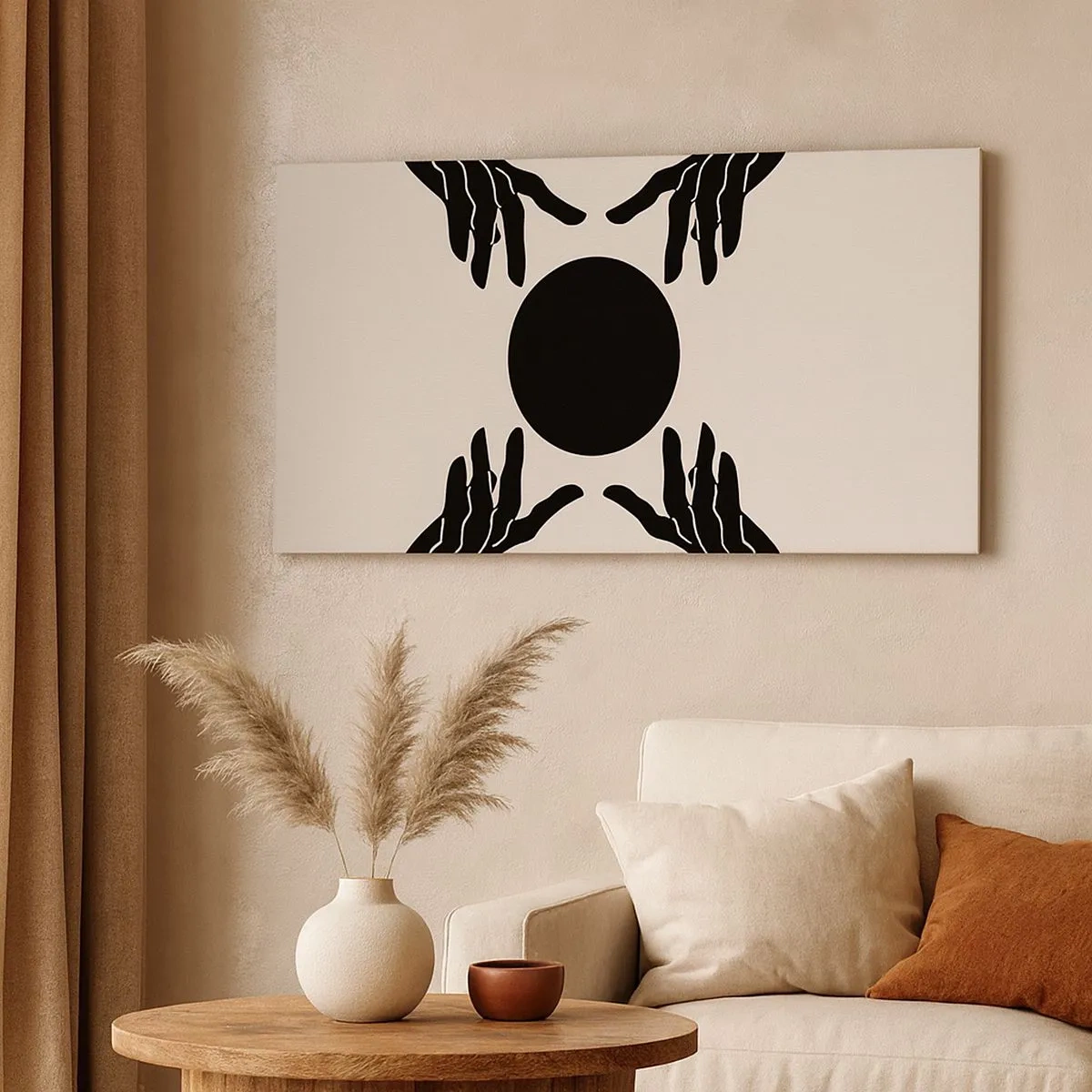 Tablou pe pânză - Semnul secret - 100x40 cm