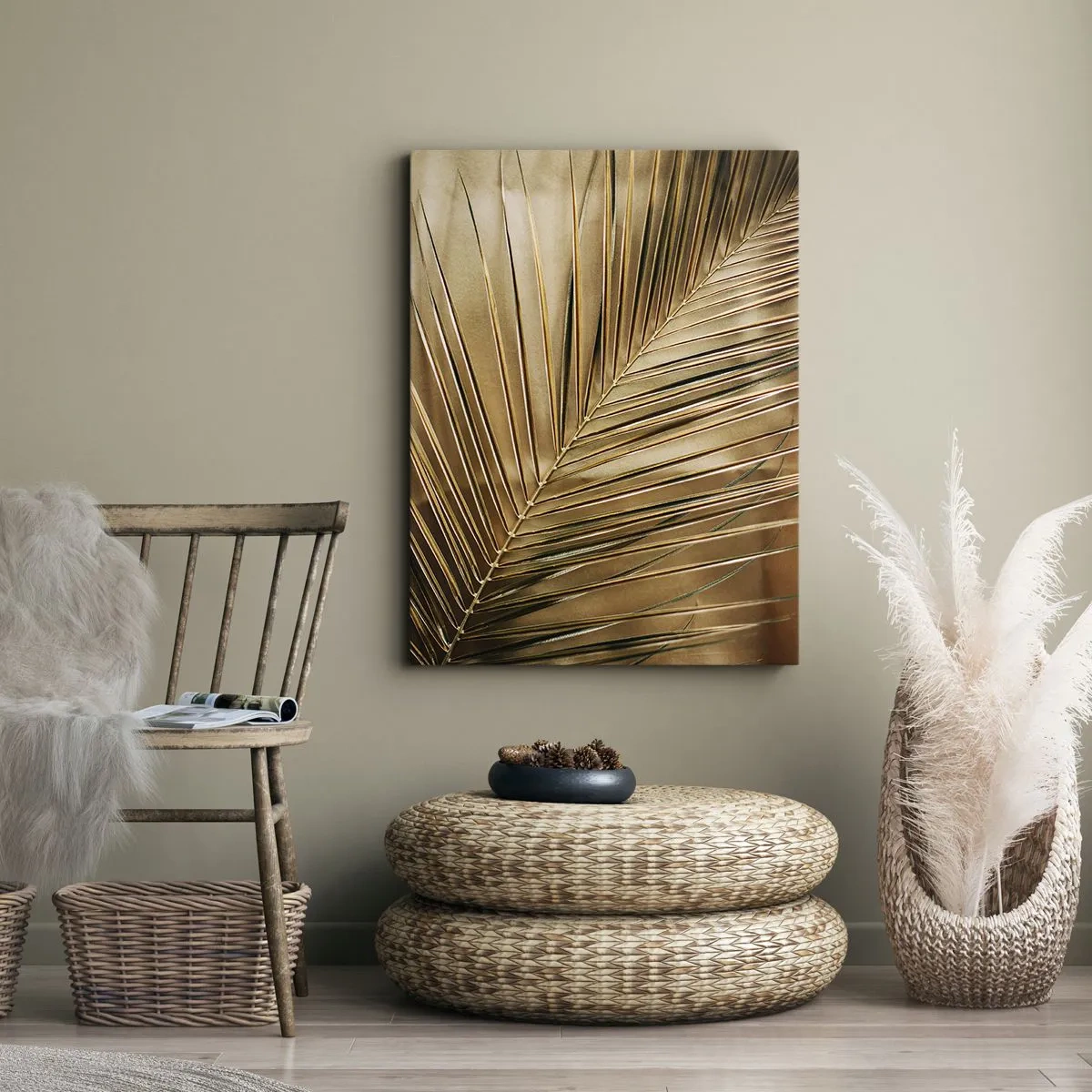 Tablou pe pânză - Colonadă naturală - 65x120 cm