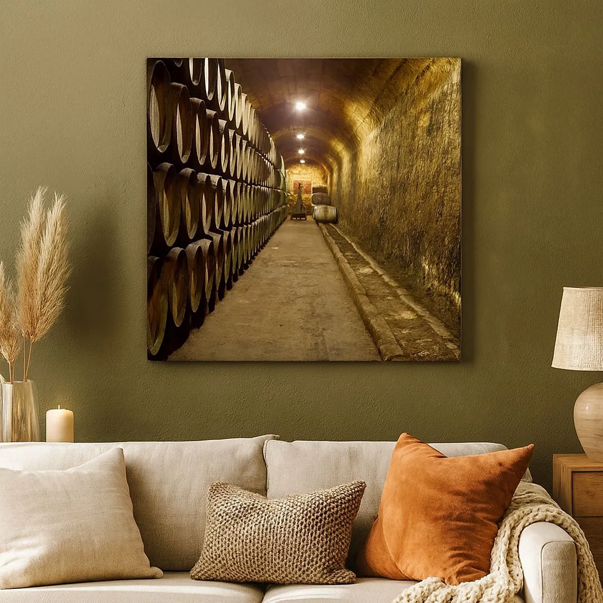 Tablou pe pânză - Este bine să te întinzi - 30x30 cm