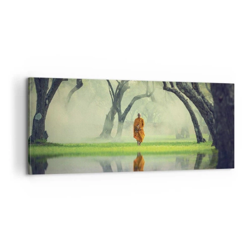 Tablou pe pânză - Pe drumul spre iluminare - 100x40 cm