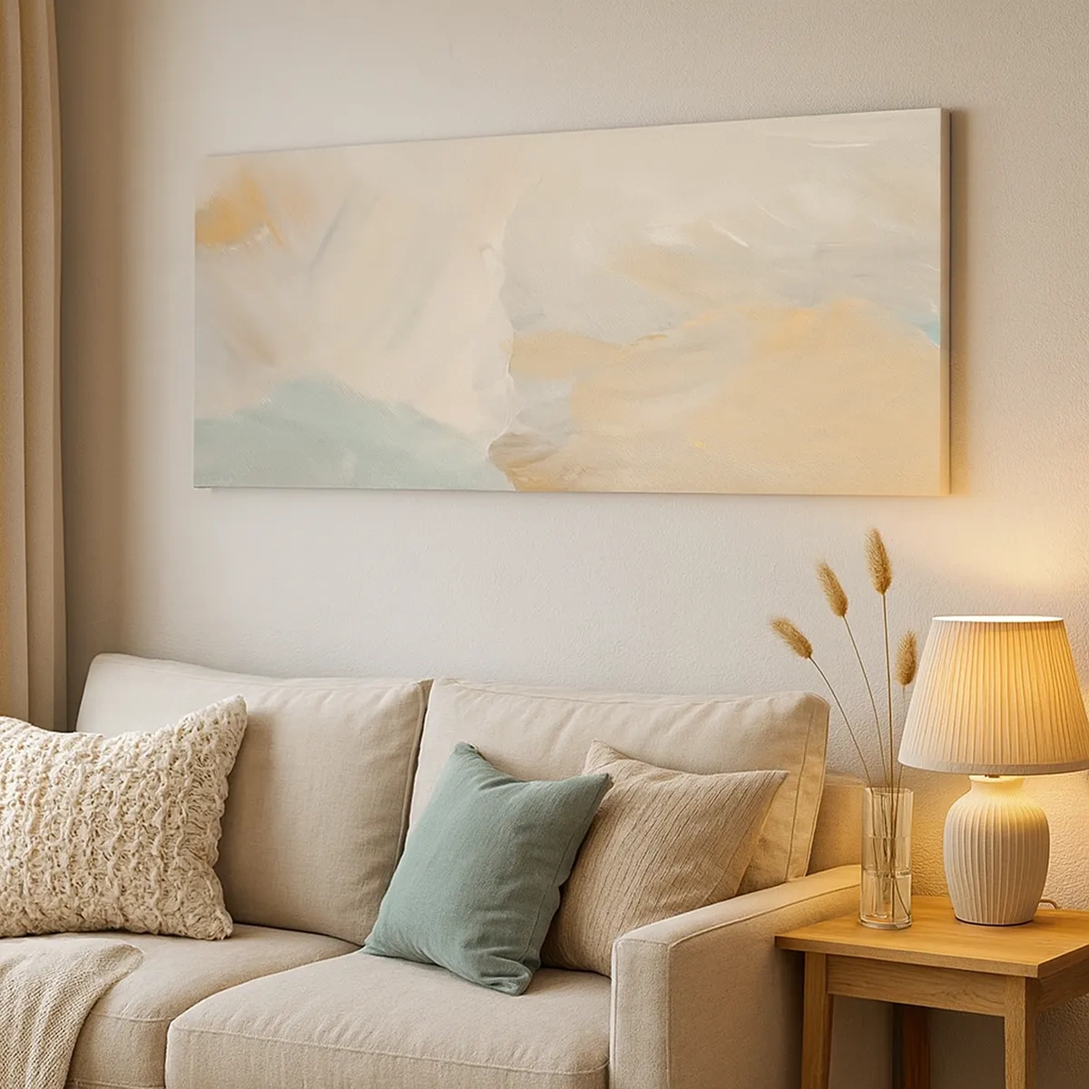 Tablou pe pânză - Abstracție - lumea blândeții - 30x30 cm