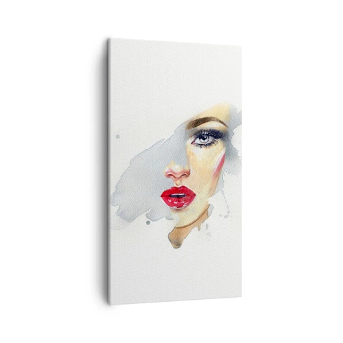 Tablou pe pânză - Reflecție într-o picătură de apă - 45x80 cm