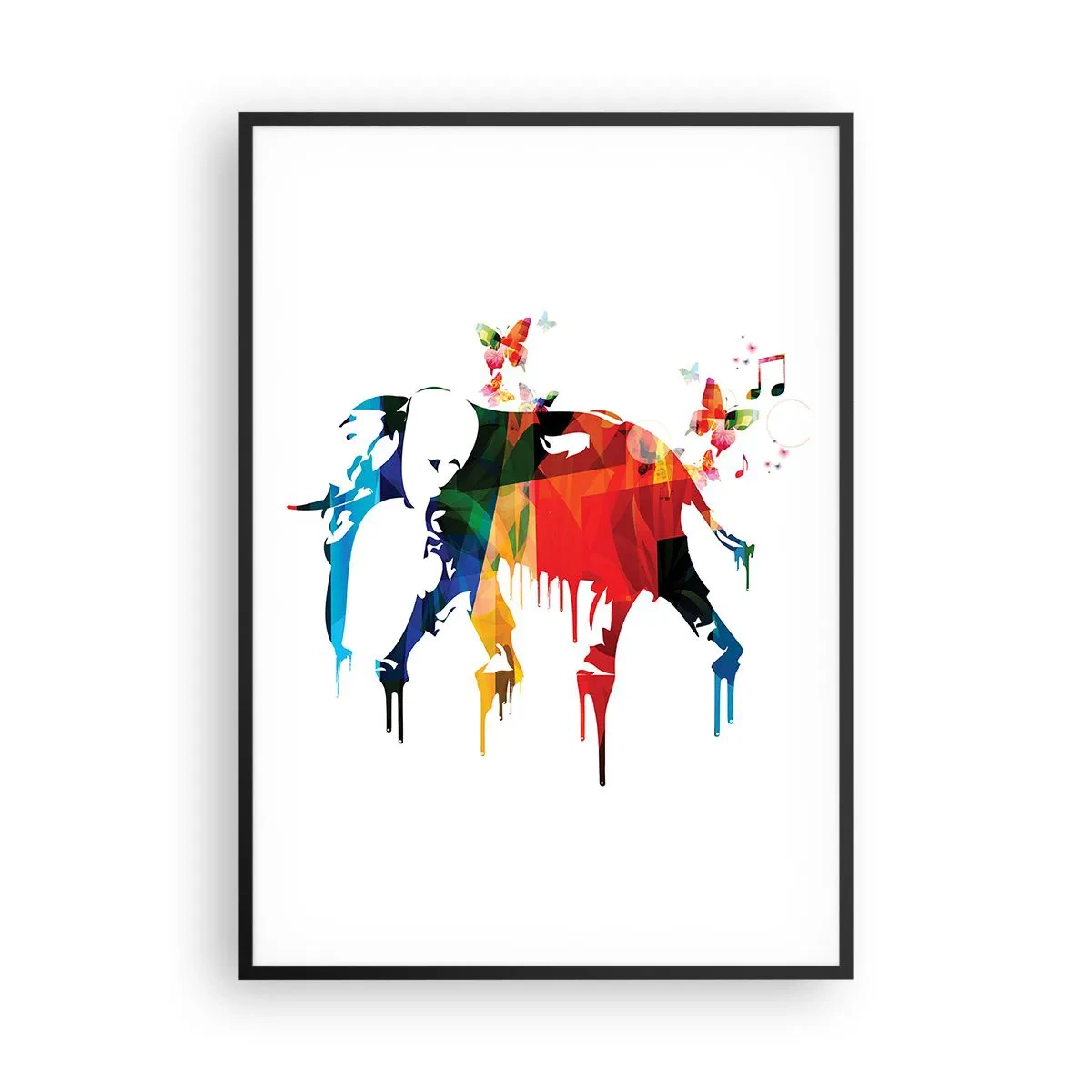 Poster în ramă neagră - Toată lumea poate dansa - 70x100 cm