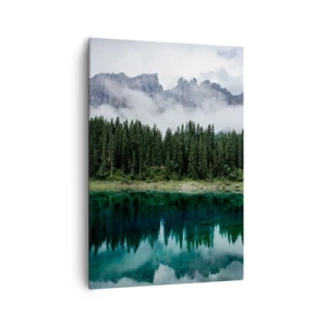 Tablou pe pânză - Liniște, liniște, să nu trezim apa care doarme... - 70x100 cm