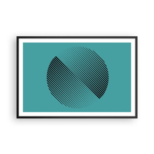 Poster în ramă neagră - Cercul - o variație geometrică - 91x61 cm