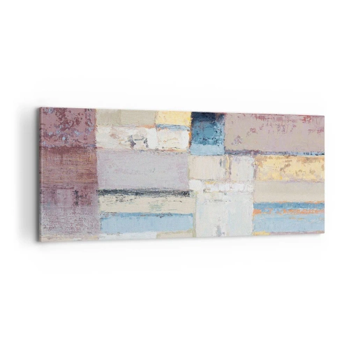 Tablou pe pânză - Liniștea geometriei - 100x40 cm