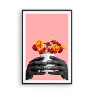 Poster în ramă neagră - Apoteoza vieții - 61x91 cm