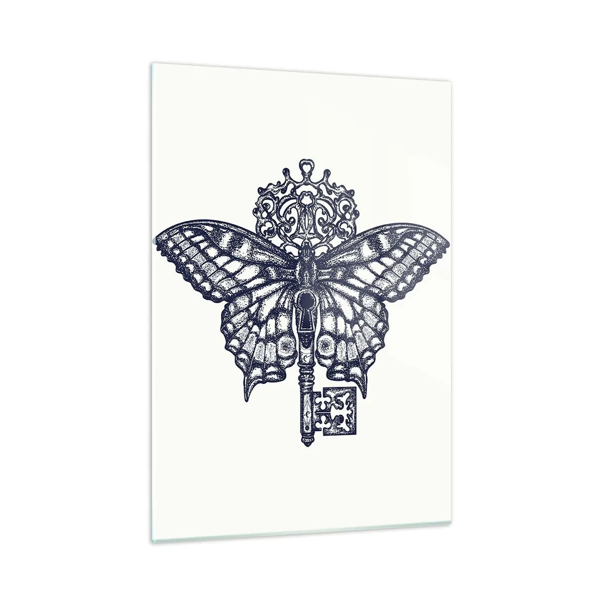 Tablou pe sticlă - Toate secretele inimii - 50x70 cm