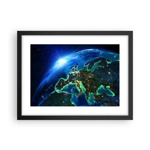 Poster în ramă neagră - O Europă scânteietoare - 40x30 cm