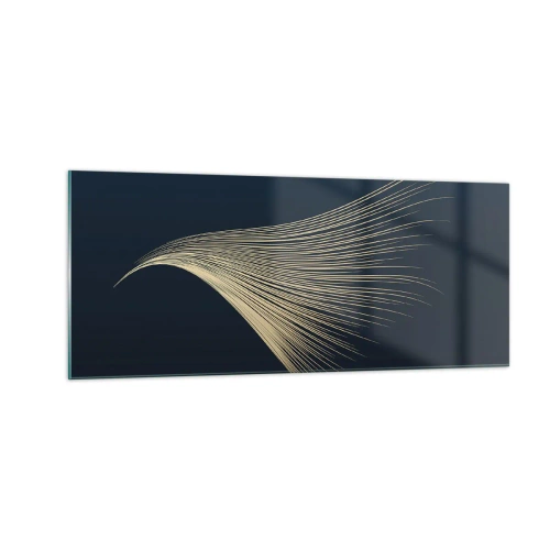 Tablou pe sticlă - Ca părul unui înger - 100x40 cm