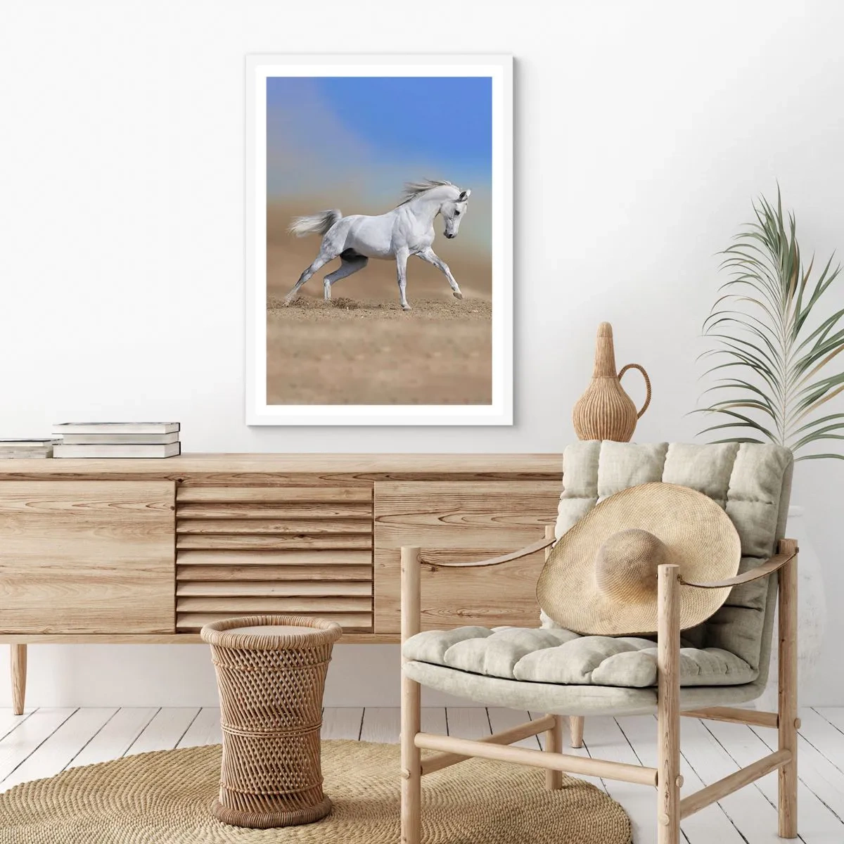 Poster în ramă albă - Cea mai frumoasă poveste arabă - 70x100 cm