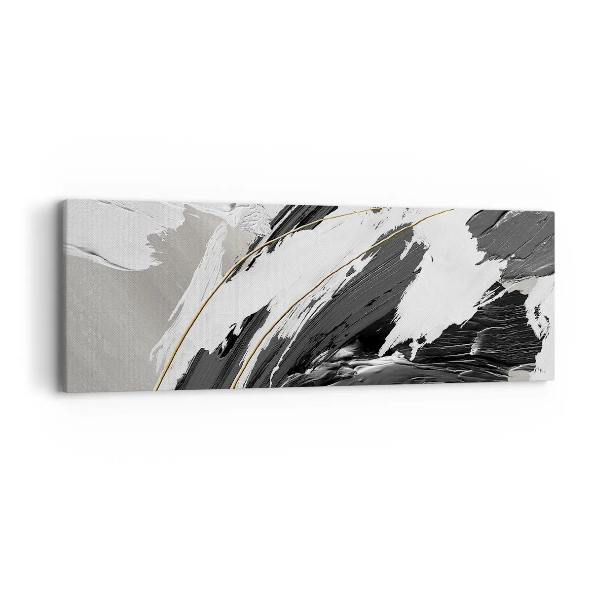 Tablou pe pânză - Abstracție cu fler - 90x30 cm
