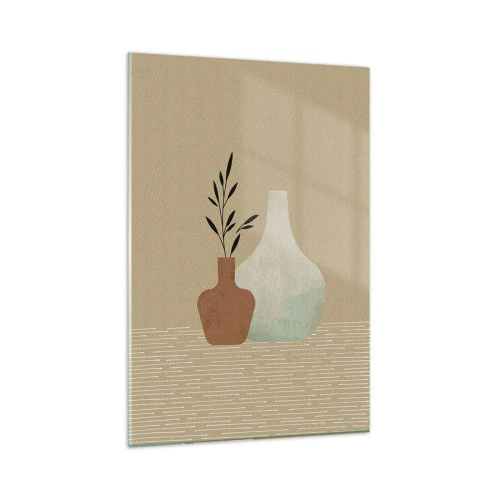 Tablou pe sticlă - Vasul și ideea sa - 80x120 cm