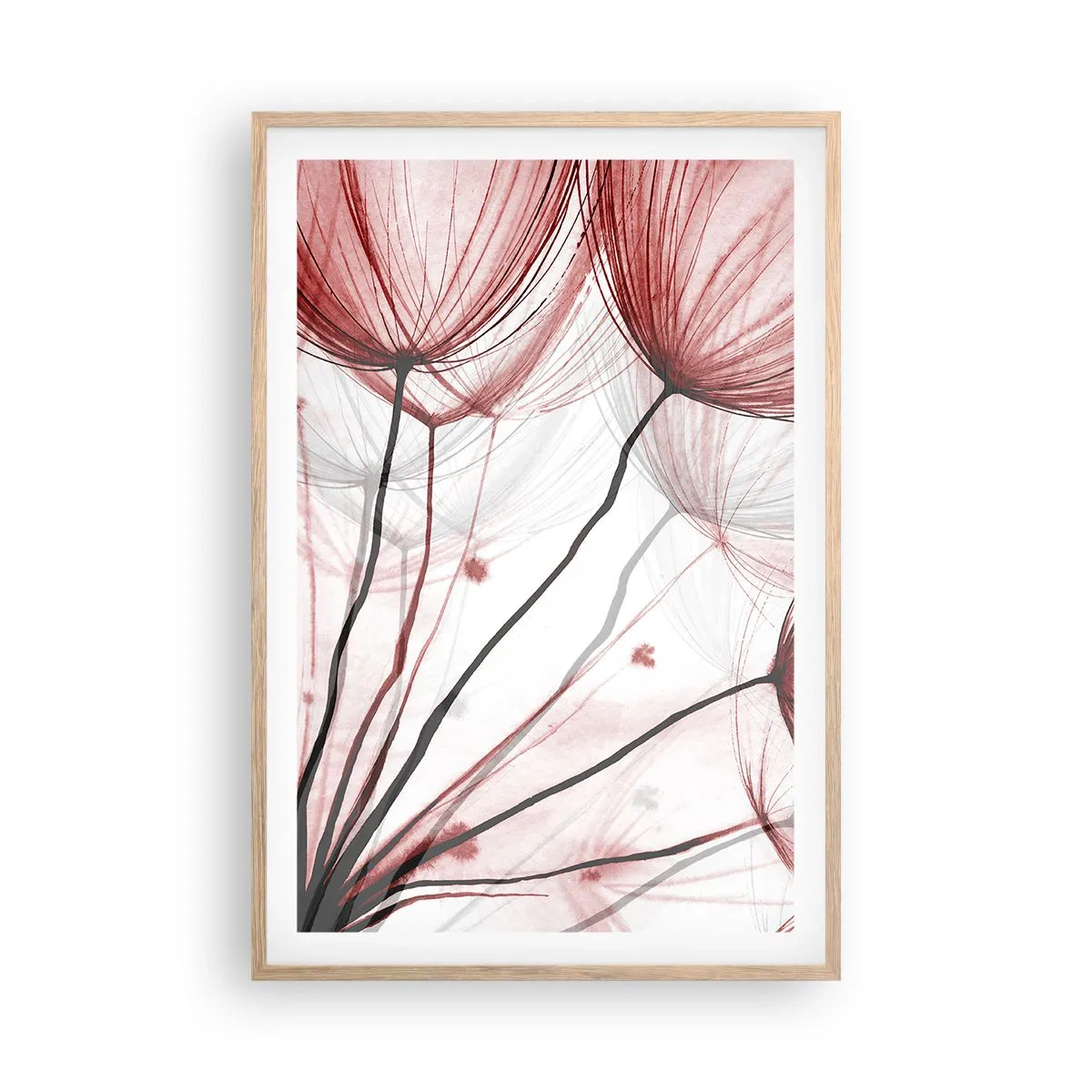 Poster în ramă de stejar deschis - Înainte de plecare - 61x91 cm
