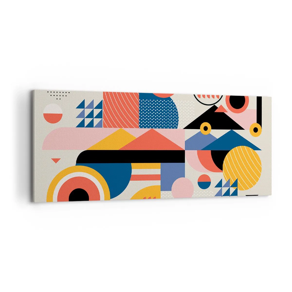 Tablou pe pânză - Compoziție: joacă-te - 120x50 cm