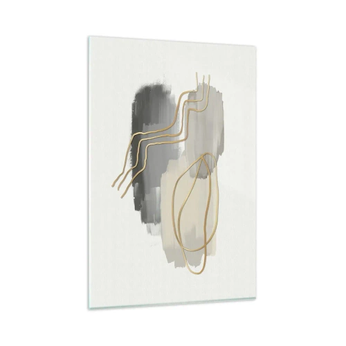 Tablou pe sticlă - Persistență și mișcare - 80x120 cm