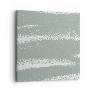 Tablou pe pânză - Abstracție în stil de iarnă - 30x30 cm
