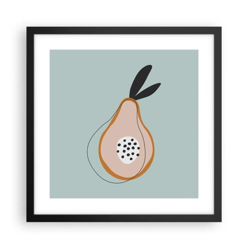 Poster în ramă neagră - Pătrunzând în natura lucrurilor - 40x40 cm