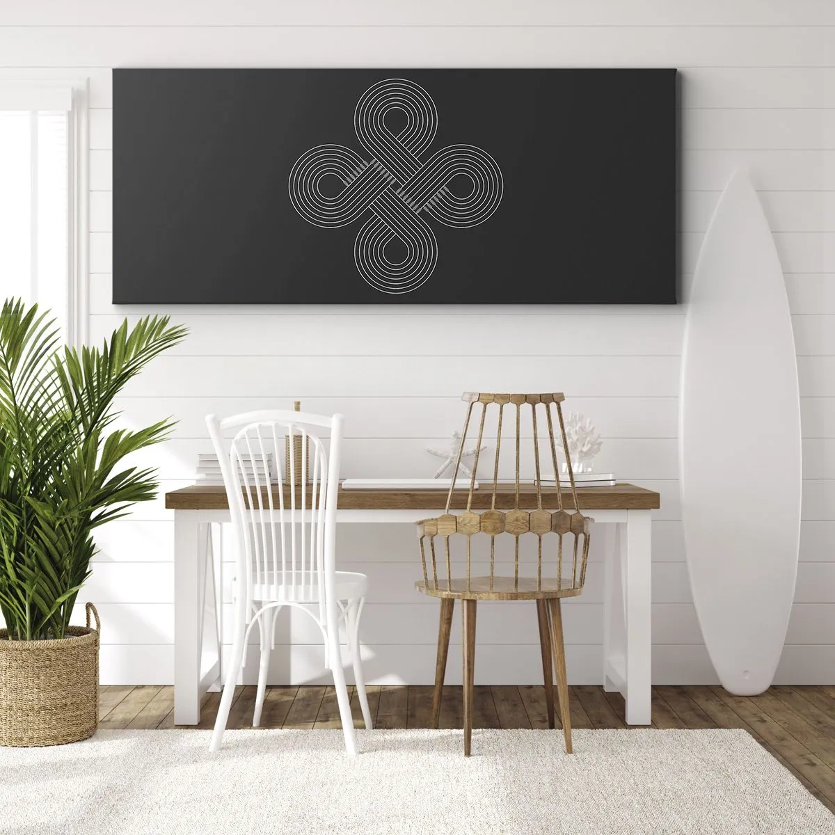 Tablou pe pânză - În spirit celtic - 100x40 cm
