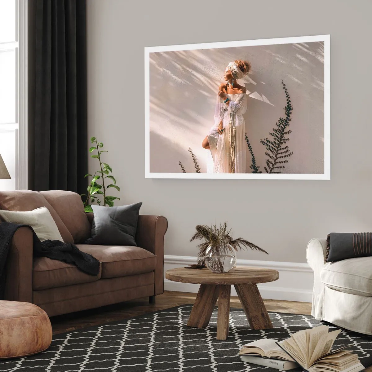 Poster - Soarele și fata - 40x30 cm