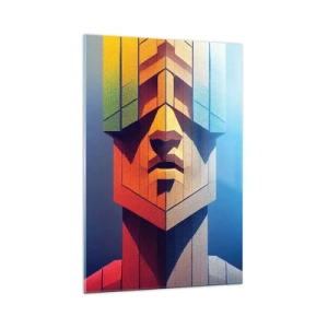 Tablou pe sticlă - Un om de principiu - 70x100 cm