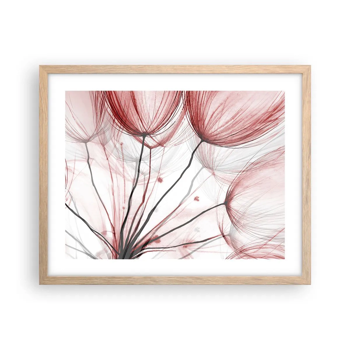 Poster în ramă de stejar deschis - Înainte de plecare - 50x40 cm