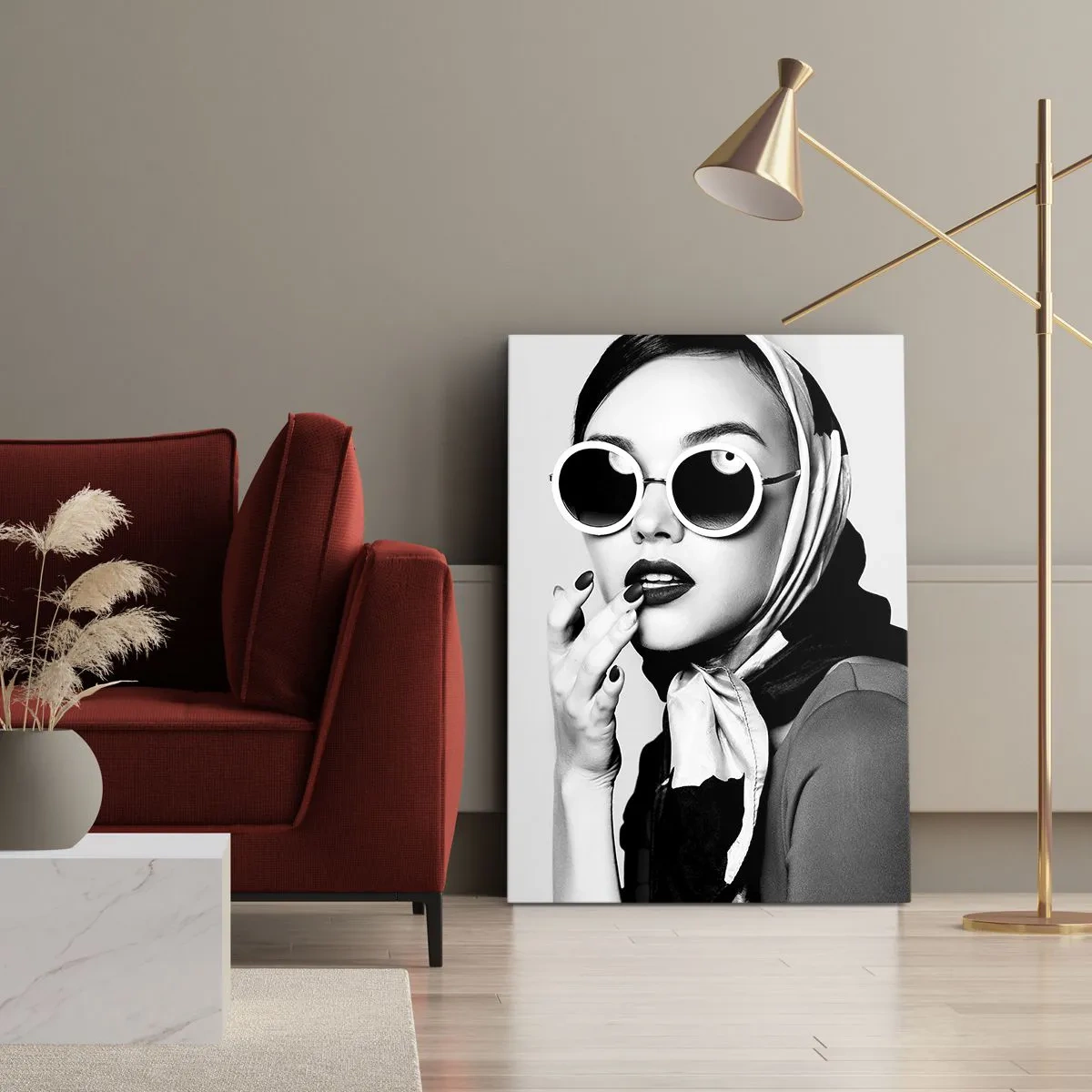 Tablou pe pânză - Salutări din anii `60. - 80x120 cm