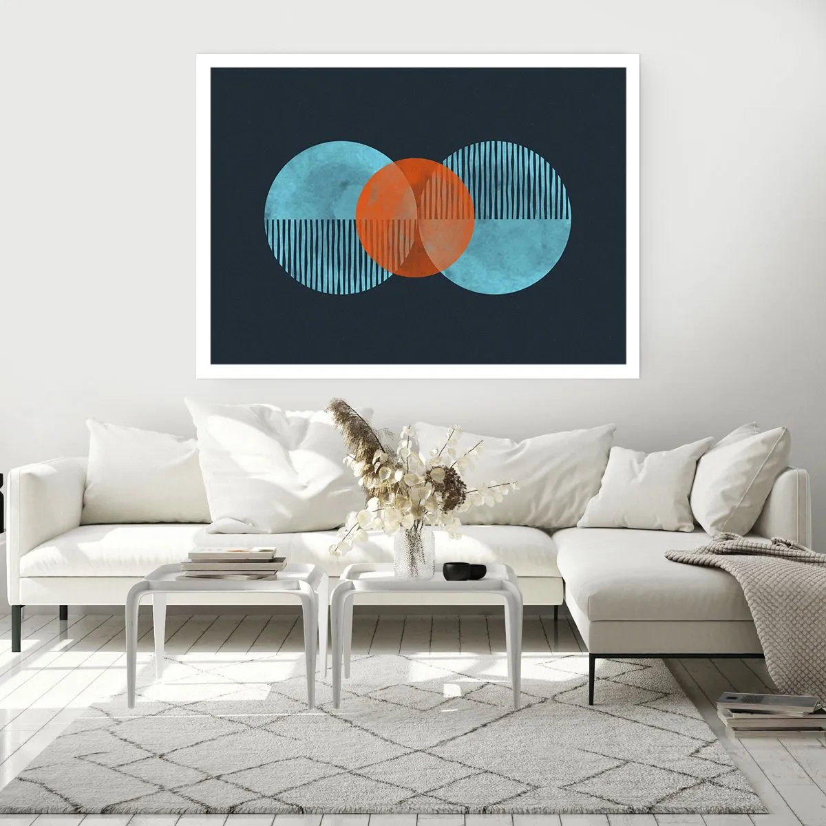 Poster - Compoziție simetrică - 100x70 cm