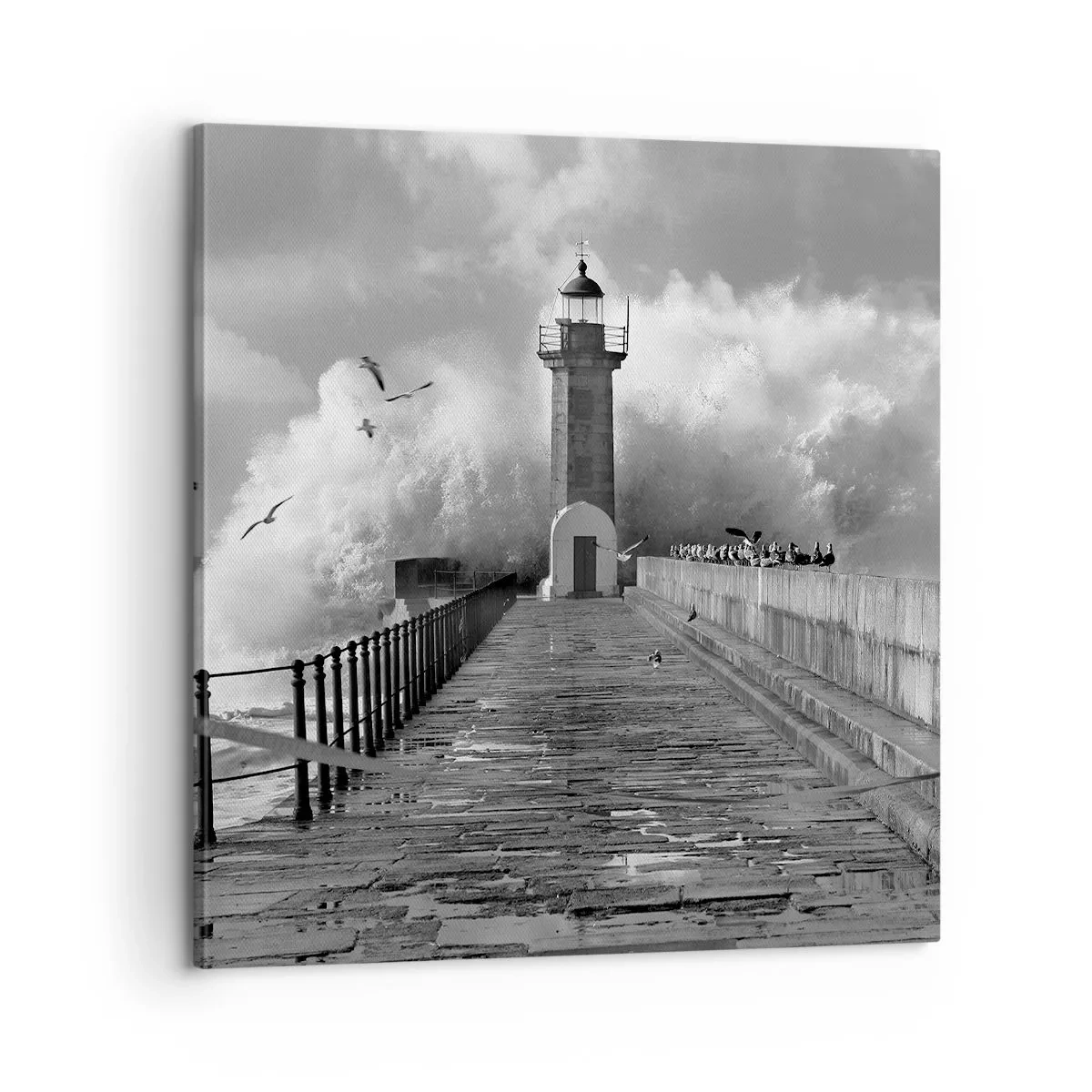 Tablou pe pânză - Fără frică - 60x60 cm