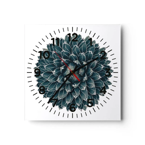 Ceas de perete - Ceas pe sticlă - Steaua deșertului - 40x40 cm