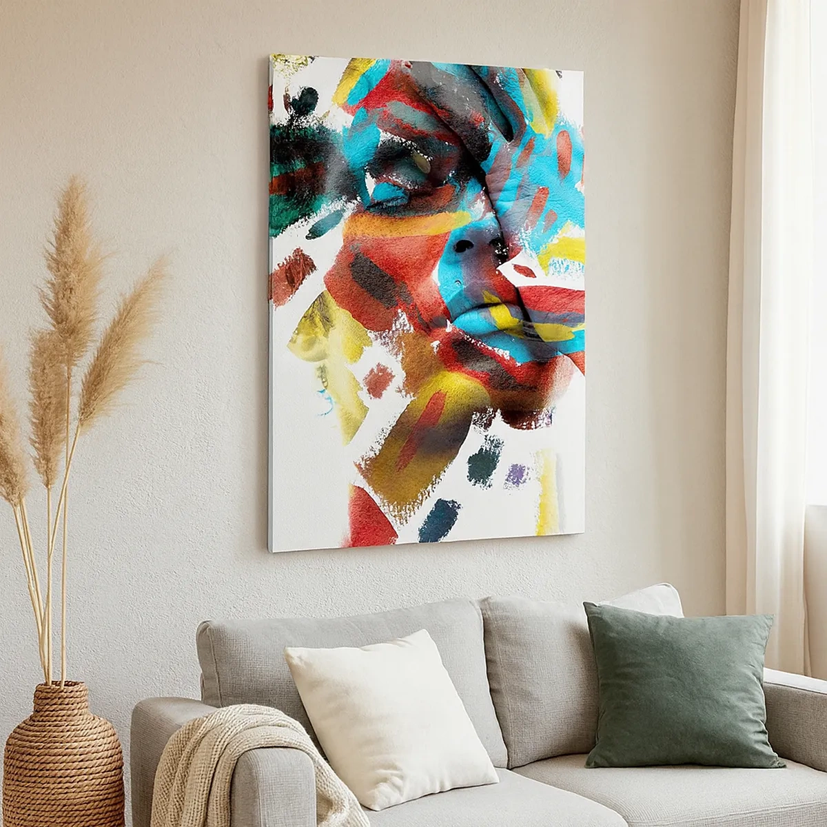 Tablou pe pânză - Personalitate colorată - 50x70 cm