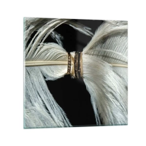 Tablou pe sticlă - ...și nu te voi părăsi.. - 40x40 cm