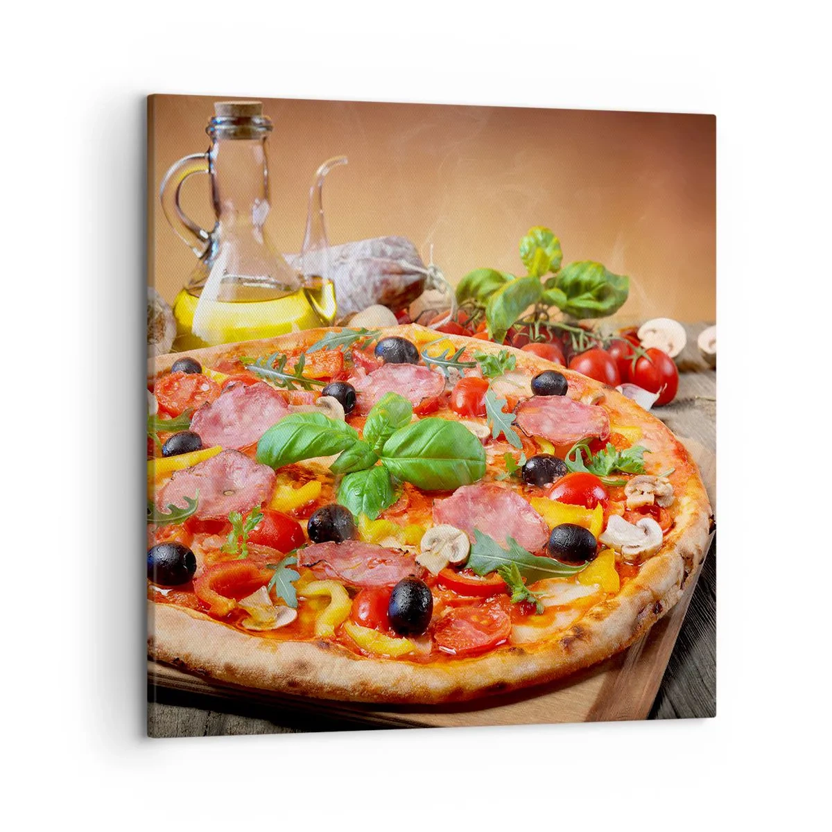 Tablou pe pânză - Cu o adevărată aromă italiană - 50x50 cm