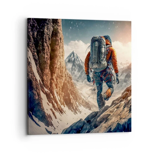 Tablou pe pânză - Războinic singuratic - 70x70 cm