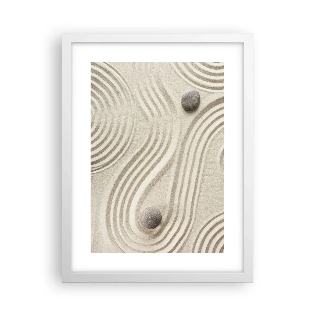 Poster în ramă albă - Atingere de căldură - 30x40 cm