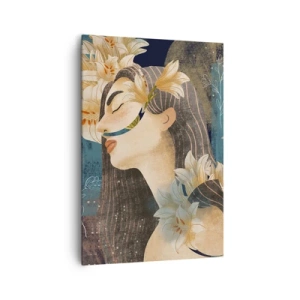 Tablou pe pânză - Povestea prințesei cu crini - 70x100 cm