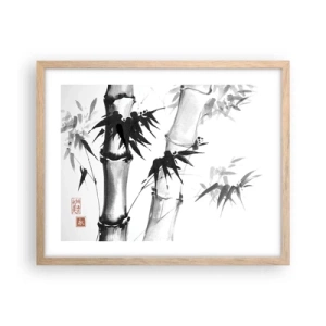 Poster în ramă de stejar deschis - Primul-plan al Orientului - 50x40 cm