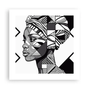 Poster - Portret etnic - 40x40 cm