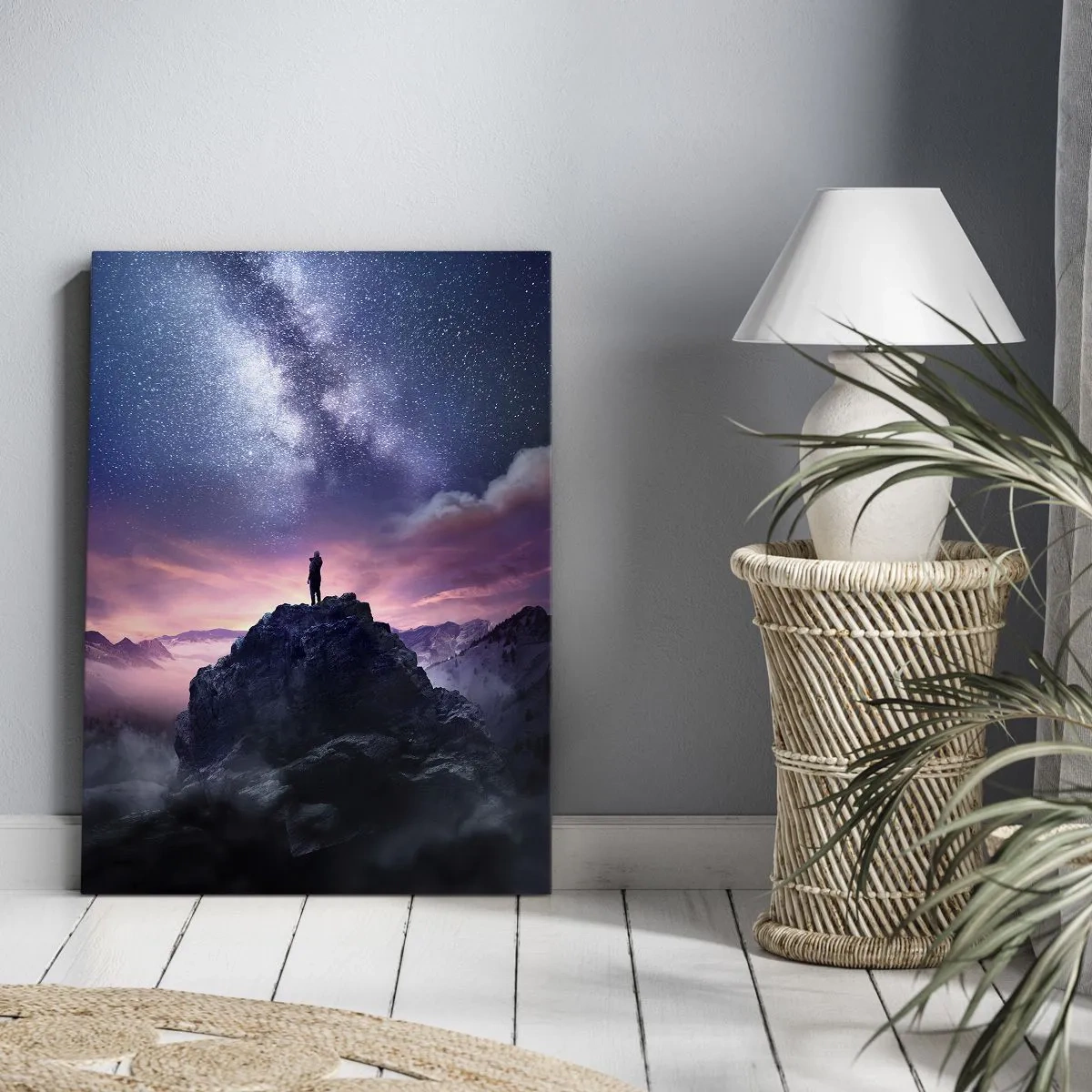 Tablou pe pânză Canvas - Și a simțit viața - 80x120 cm