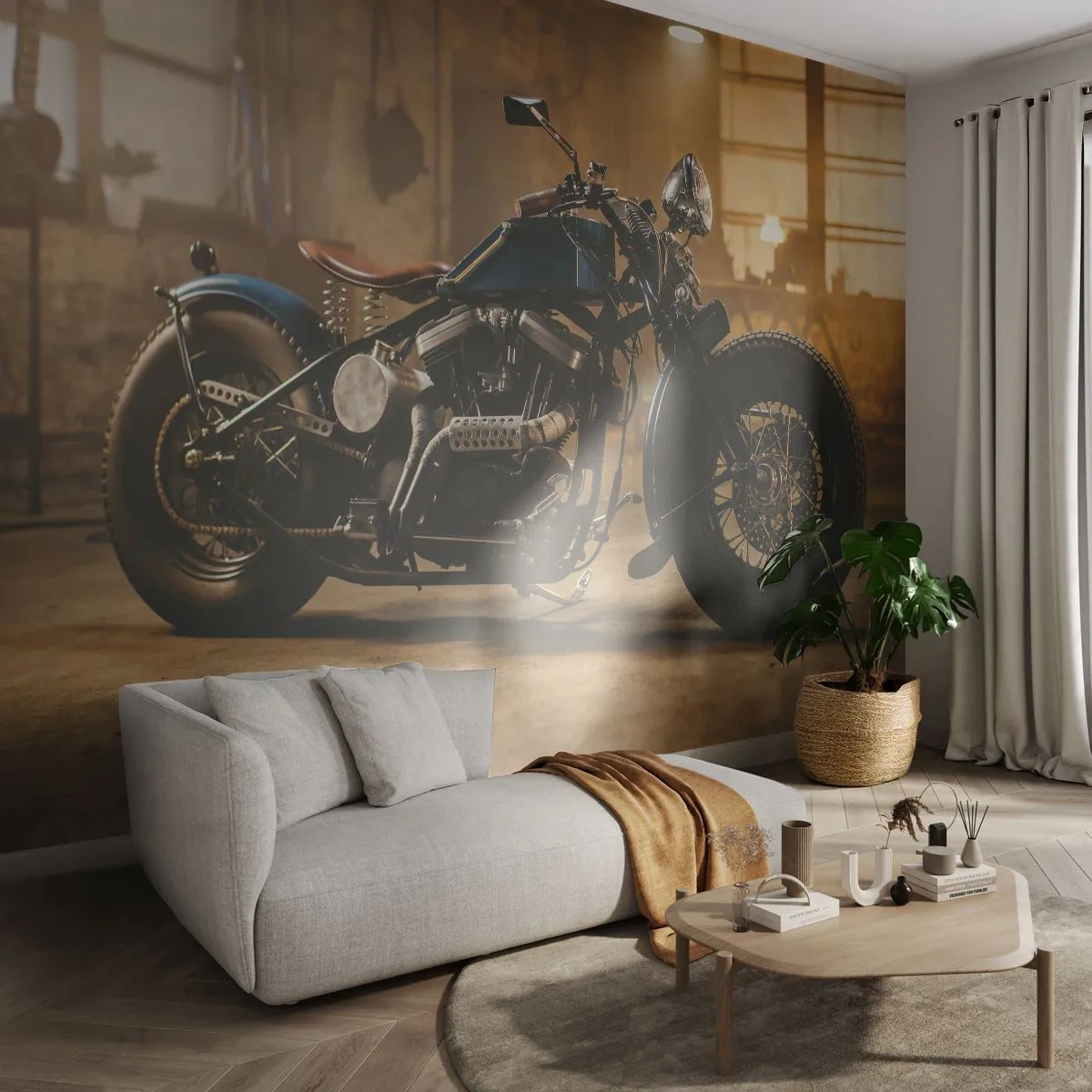 Tapet Premium Sand - Pot să fac totul - Motocicletă, Epocă, Automobile - 100x70 cm