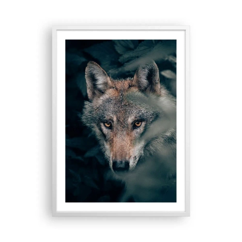 Poster în ramă albă - Vânător - 50x70 cm