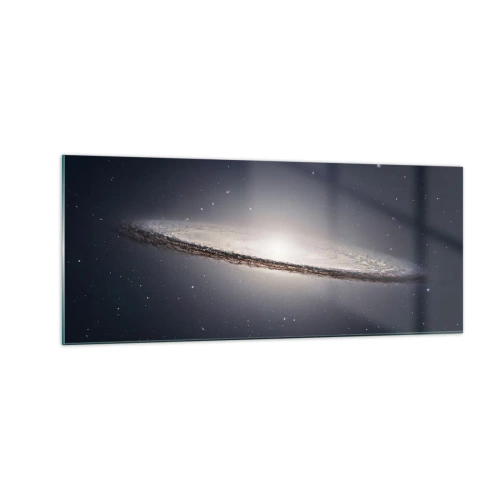 Tablou pe sticlă - Cu mult timp în urmă, într-o galaxie foarte, foarte îndepărtată... - 100x40 cm