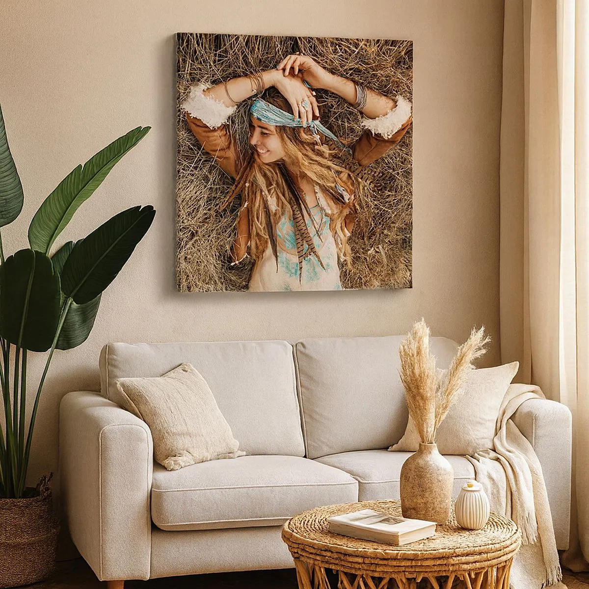 Tablou pe pânză - În drum spre vara iubirii - 30x30 cm