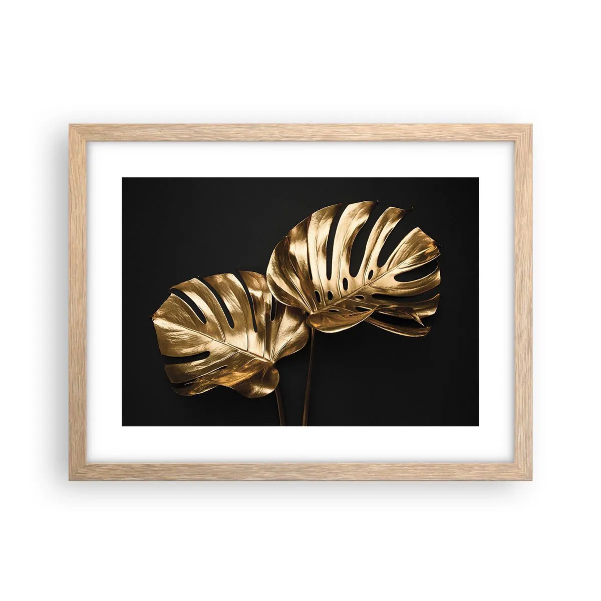 Poster în ramă de stejar deschis - Comorile naturii - 40x30 cm