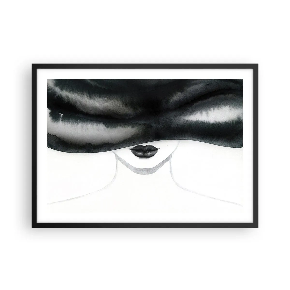 Poster în ramă neagră - Un mister senzual - 70x50 cm