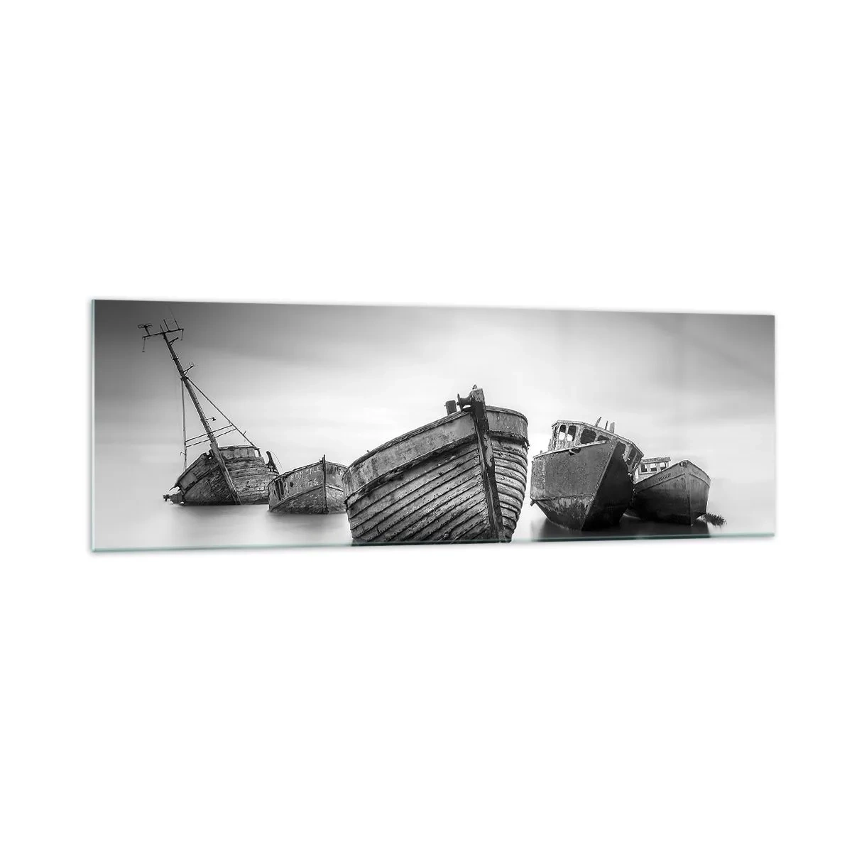 Tablou pe sticlă - Acum sunt doar amintiri... - 160x50 cm